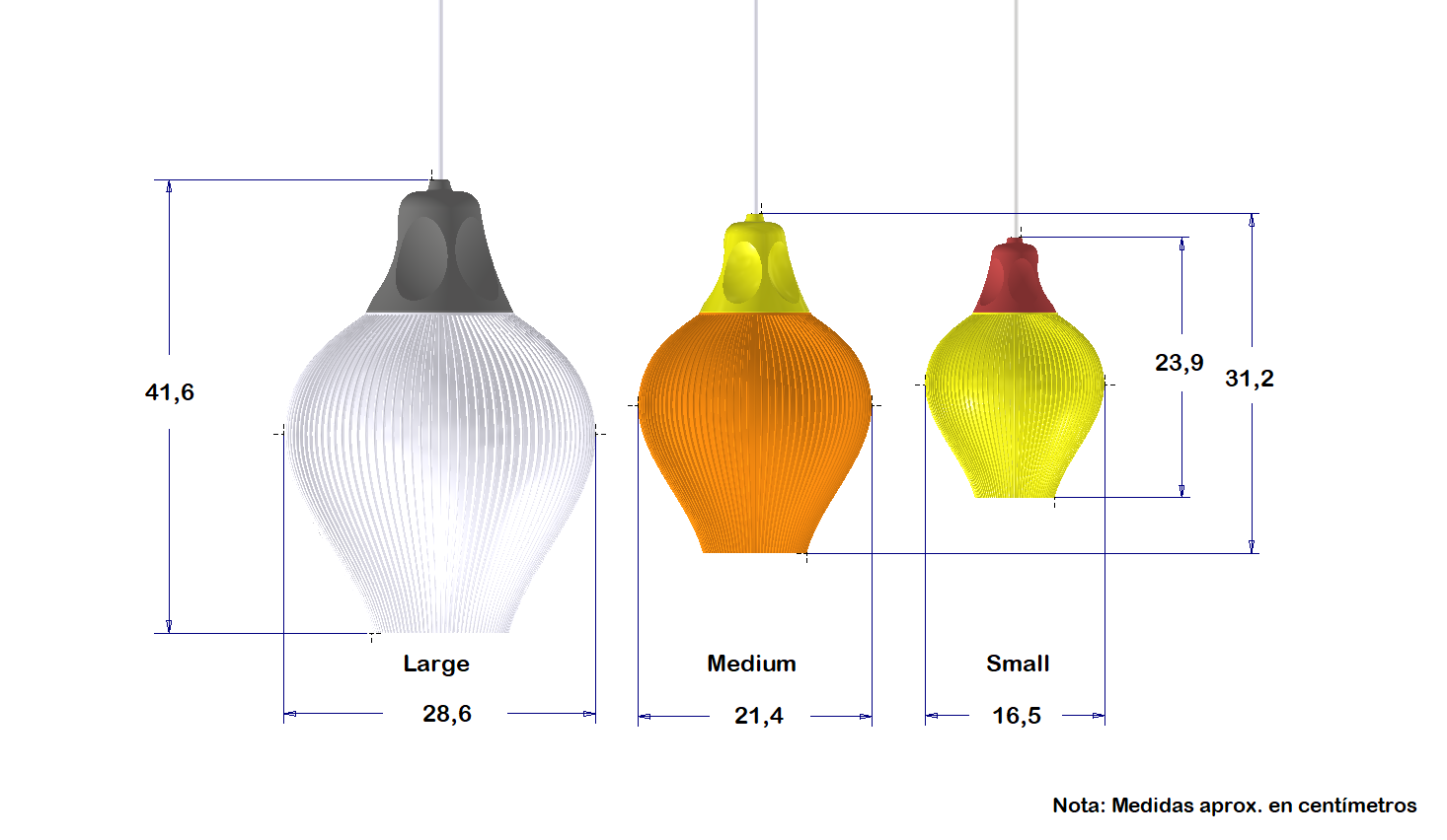 Lámpara Led Colgante Modelo "Andromeda" - Imagen 3